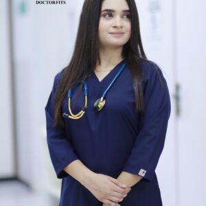 Women Navy Blue Scrub