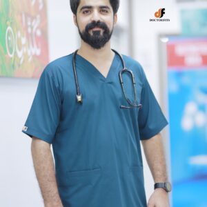 Unisex Green Zinc Scrub