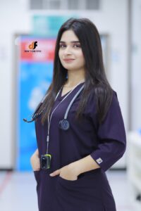 Women Dark Purple Scrub