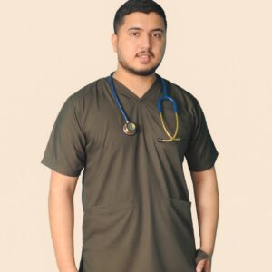 Unisex Olive Green Scrub