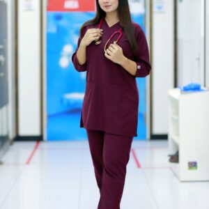 Women Maroon Scrub