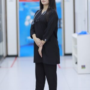 Women Mate Black Scrub