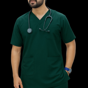 Unisex Bottle Green Scrub