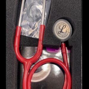 LITTMAN CLASSIC ||| STETHOSCOPE  MAHROON TUBE WITH STANDARD FINISH CHEST PIECE