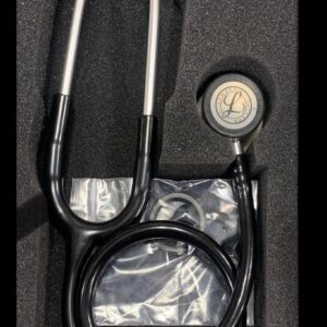 LITTMAN CLASSIC ||| STETHOSCOPE  BLACK TUBE WITH STANDARD FINISH CHEST PIECE