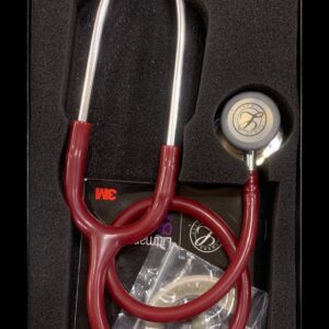 LITTMAN CLASSIC ||| STETHOSCOPE  BURGANDY TUBE WITH STANDARD FINISH CHEST PIECE 