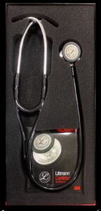 LITTMAN CARDIOLOGY IV STETHOSCOPE LIMITED EDITION  BLACK TUBE STANDARD FINISH CHESTPIECE