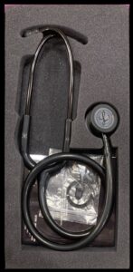 LITTMAN CLASSIC ||| STETHOSCOPE  LIMITED EDITION  BLACK TUBE WITH MATT BLACK  FINISH CHEST PIECE 