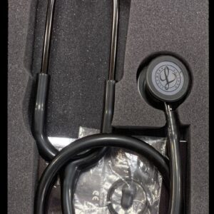 LITTMAN CLASSIC ||| STETHOSCOPE  LIMITED EDITION  BLACK TUBE WITH MATT BLACK  FINISH CHEST PIECE 