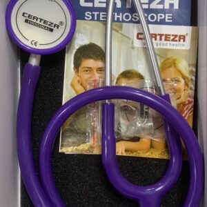 CERTEZA STETHOSCOPE  PLUM  TUBE WITH STANDARD CHEST PIECE