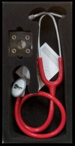 CLASSIC CARDIO STETHOSCOPE  MEDICO BURGANDY TUBE WITH STANDARD CHEST PIECE