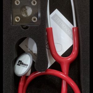 CLASSIC CARDIO STETHOSCOPE  MEDICO BURGANDY TUBE WITH STANDARD CHEST PIECE