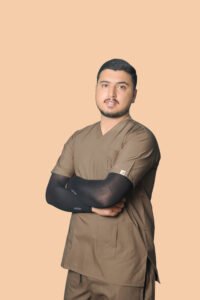 Unisex Light Brown Scrub