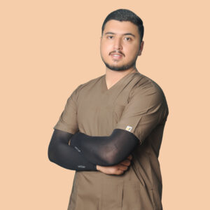 Unisex Light Brown Scrub